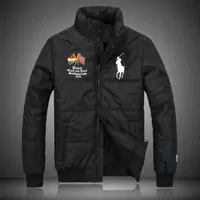 ralph lauren doudoune manteau hommes big pony populaire 2013 drapeau national france noir